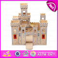 Wooden Children Castle Toy, Can Be Assembled by Kid (W06A035)